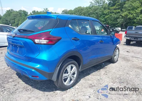 2024 Nissan Kicks S Xtronic Cvt из США, поврежденный, VIN 3N1CP5BV6RL561997